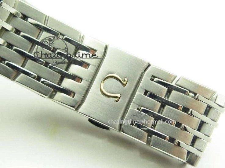0823 De Ville Hour Vision Co-Axial 41mm SS V6F Best Edition Black Dial On SS Bracelet A BestValue 8277